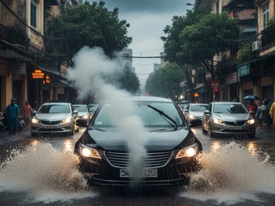 Ô tô bị thủy kích mất giá như nào khi bán lại?