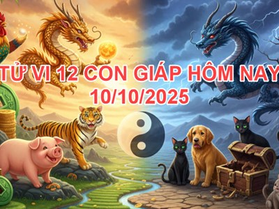 Tử vi 12 con giáp 10.10: Ngày Nhâm Tý cạnh tranh, cần giữ bình tĩnh