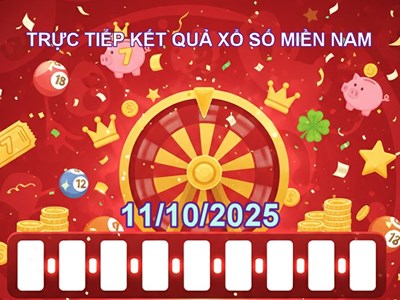XSMN 11.10 | Trực tiếp kết quả xổ số miền Nam hôm nay thứ 7