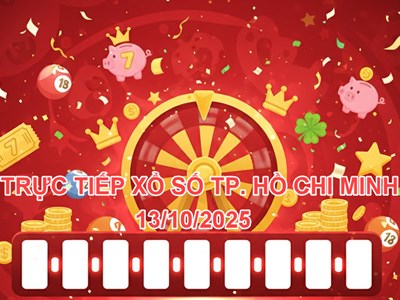 XSHCM 13.10 | Trực tiếp kết quả xổ số Hồ Chí Minh hôm nay thứ 2
