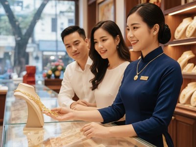 Giá vàng hôm nay 2.12: SJC tăng mạnh, vàng thế giới ổn định