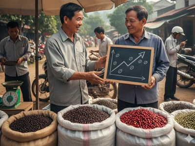 Giá cà phê hôm nay 8.12: Đi ngang sau chuỗi giảm mạnh