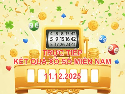 XSMN 11.12 | Trực tiếp kết quả xổ số miền Nam hôm nay thứ 5