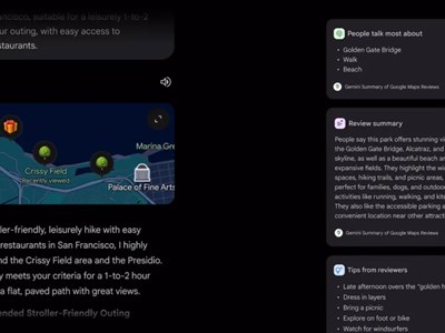 Gemini được làm mới với dữ liệu Maps trực quan