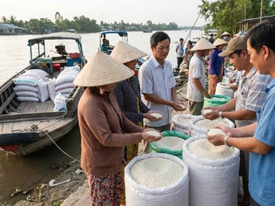 Giá lúa gạo hôm nay 16.12: Thị trường ổn định, gạo giữ giá