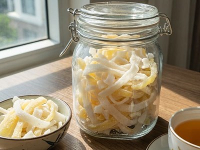 Tự tay làm mứt dừa giòn ngon tại nhà