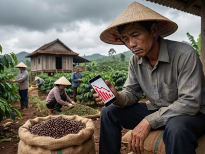 Giá cà phê hôm nay 19.12: Giảm sâu xuống sát 89.000 đồng/kg