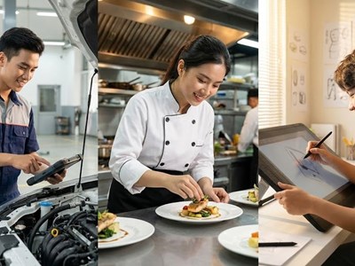 Không vào đại học top, học gì để vẫn có tương lai tốt?