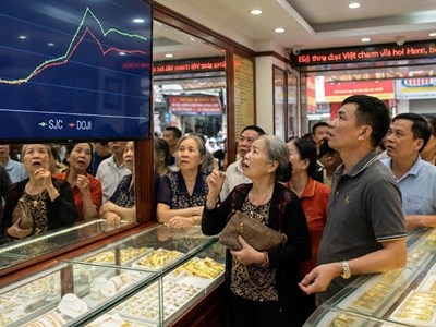 Giá vàng hôm nay 25.12: Vàng miếng neo đỉnh 159,2 triệu đồng/lượng