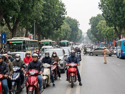 Giao thông Hà Nội sáng 29.12: Nhiều sự cố trong giờ cao điểm