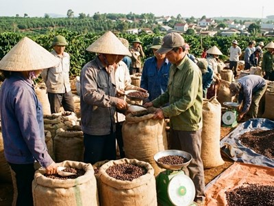 Giá cà phê hôm nay 30.12 giảm nhẹ, neo ở 96.000 đ/kg