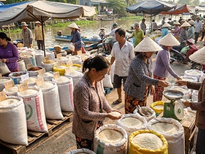 Giá lúa gạo hôm nay 30.12: Thị trường bình lặng trước Tết