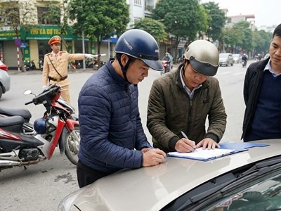 Va chạm giao thông, đừng chủ quan với biên bản thỏa thuận dân sự