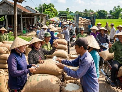 Giá lúa gạo hôm nay 8.1.2026: Giao dịch chậm, giá ổn định