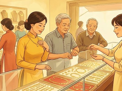 Giá vàng lúc 3h sáng 13.1: Vàng trong nước lập đỉnh mới