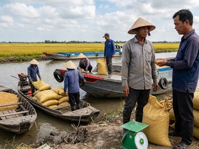 Giá lúa gạo hôm nay 19.1: Giao dịch chậm đầu tuần
