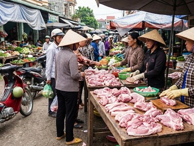 Giá heo hơi 22.1.2026: Nhiều nơi giữ đỉnh 77.000 đồng/kg