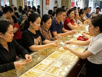 Giá vàng hôm nay 25.1.2026: Vàng SJC lập đỉnh lịch sử