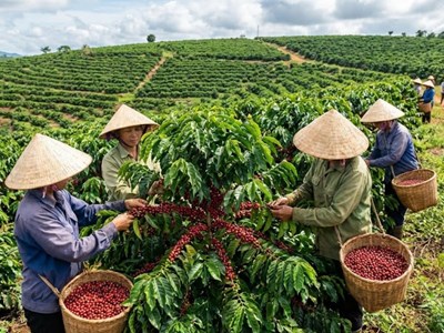 Giá cà phê hôm nay 26.1 giữ vững trên 100.000 đ/kg