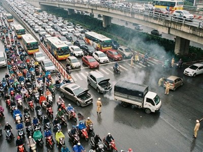 Giao thông sáng 28.1: Vành đai 3 ùn tắc kéo dài