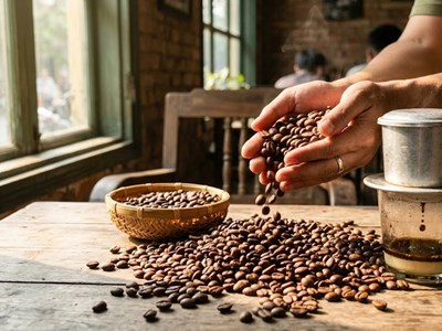 Giá cà phê ngày 1.3: Giữ vững mốc 96.000 đồng/kg đầu tháng