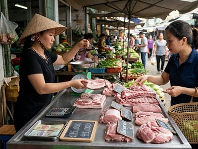 Giá heo hơi hôm nay 4.3: Miền Bắc chạm đáy 65.000 đồng/kg