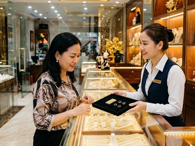 Giá vàng hôm nay 14.3: SJC rời mốc 186 triệu đồng/lượng