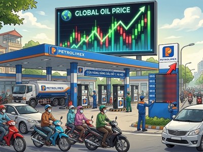 Giá xăng dầu hôm nay 13.3: Trong nước tăng, dầu Brent vượt 101 USD/thùng