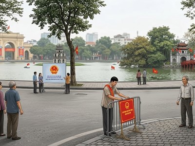 Lịch tạm dừng phố đi bộ hồ Hoàn Kiếm từ ngày 13.3 đến 20.3