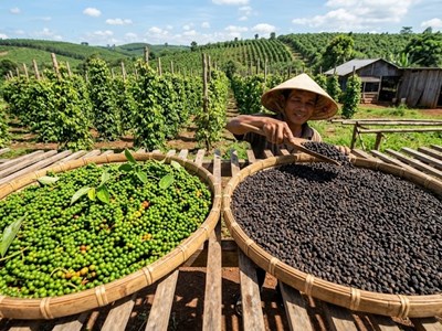 Giá hồ tiêu hôm nay 18.3 đi ngang sau đợt giảm sâu