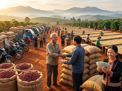 Giá cà phê hôm nay 22.3: Bật tăng 500 đồng/kg