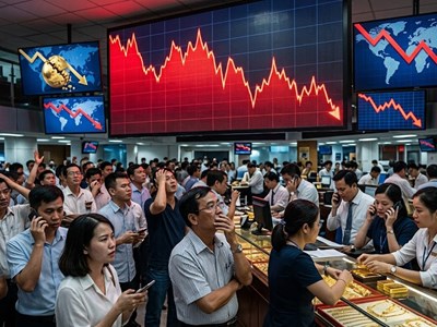 Giá vàng hôm nay 22.3: Vàng trong nước và thế giới tiếp tục giảm mạnh