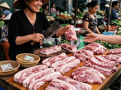 Giá heo hơi hôm nay 23.3: Miền Nam giữ đỉnh 69.000 đồng/kg