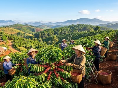 Giá cà phê hôm nay 29.3: Áp lực bán mạnh, giảm đồng loạt