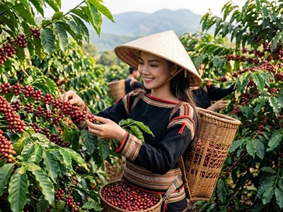 Giá cà phê hôm nay 1.4: Lao dốc hơn 4.800 đồng/kg