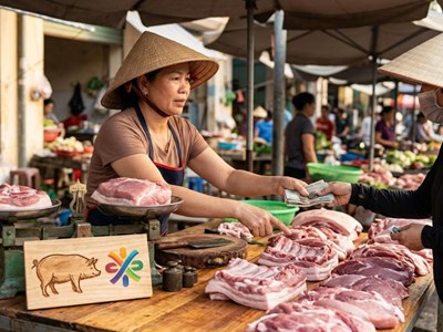 Giá heo hơi hôm nay 1.4: Giảm trên diện rộng, miền Nam mất đỉnh