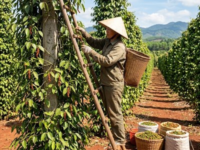 Giá hồ tiêu hôm nay 1.4: Đồng loạt giảm sâu, thị trường đảo chiều