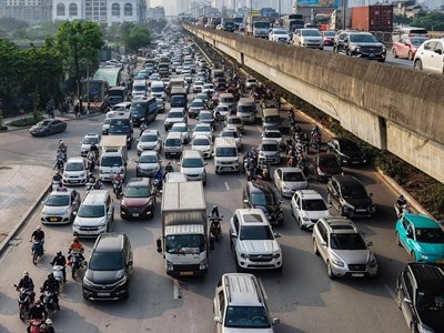 Giao thông Hà Nội sáng 14.4: Vành đai 3 ùn tắc, nhiều xe gặp sự cố