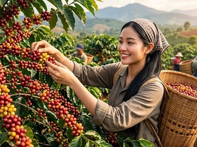 Giá cà phê hôm nay 15.4: Tây Nguyên tăng đồng loạt