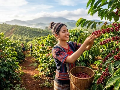 Giá cà phê hôm nay 24.4: Tây Nguyên bật tăng sau phiên giảm