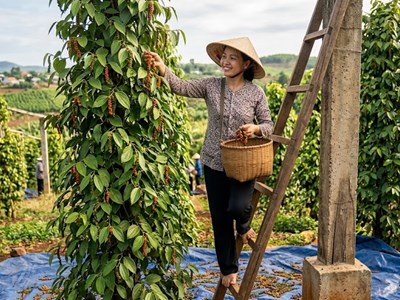 Giá hồ tiêu hôm nay 29.4: Duy trì ổn định, chưa có đột biến