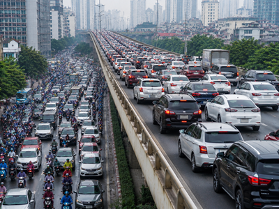 Giao thông Hà Nội sáng 6.5: Vành đai 3, Ngã Tư Vọng kẹt xe