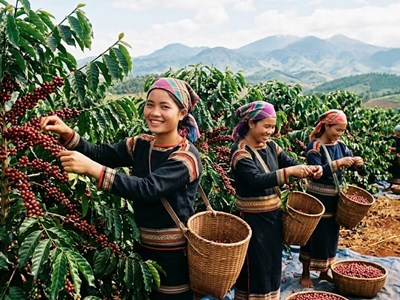 Giá cà phê hôm nay 8.5: Tăng mạnh toàn thị trường