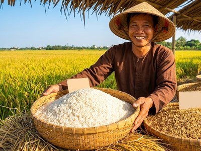 Giá lúa gạo hôm nay 10.5: Lúa tăng nhẹ, gạo xuất khẩu giữ mức cao