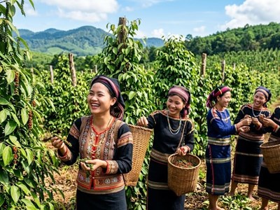 Giá hồ tiêu hôm nay 11.5: Nội địa ổn định, quốc tế neo cao