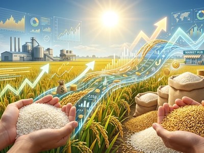 Giá lúa gạo hôm nay 14.5: Gạo cao cấp tiếp tục dẫn đầu thị trường