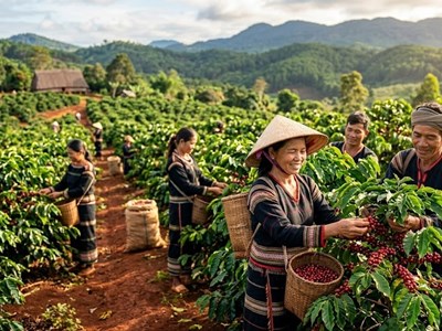 Cà phê hôm nay 15.5: Bật tăng 1.000 đồng/kg trên toàn Tây Nguyên