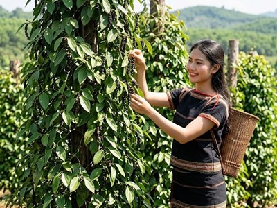 Giá hồ tiêu hôm nay 17.5: Nội địa ổn định, quốc tế neo cao