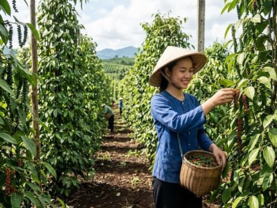 Giá hồ tiêu hôm nay 19.5: Giảm mạnh tới 3.000 đồng/kg