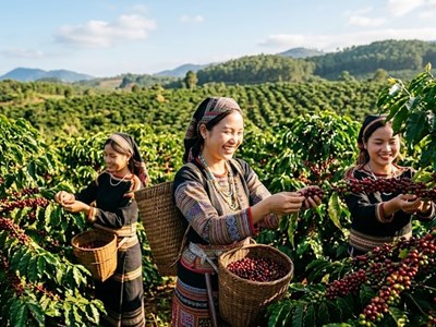 Giá cà phê hôm nay 20.5: Lao dốc, mất tới 1.700 đồng/kg